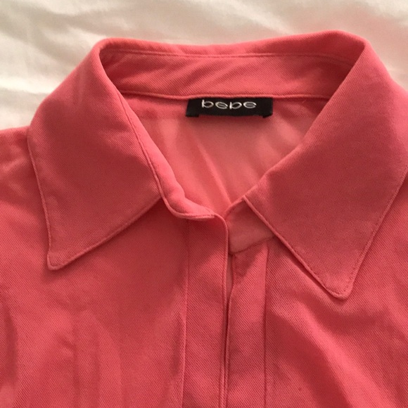 First sexy salmon Color Blouse from Bebe, - Picture 2 of 5